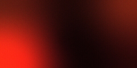Digital grainy gradient with a colorful soft noise effect. Vintage Grunge Texture Pattern in red and black Tones for Artful Wallpaper. Gradient blur, noise, grain, texture abstract background.	
