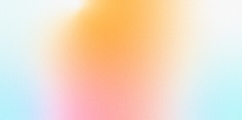 Fototapeta premium Digital grainy gradient with a colorful soft noise effect. Vintage Grunge Texture Pattern in Blue pink and orange Tones for Artful Wallpaper. Gradient blur, noise, grain, texture. abstract background.