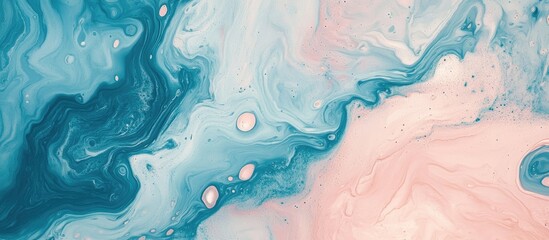 Obraz premium Abstract acrylic background featuring marble style with paint stroke textures Ideal for web and game design this macro image captures grunge mud art in a surrealistic manner