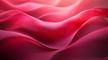 Fototapeta premium A beautiful abstract background of smooth lines in shades of red and pink, creating an elegant and stylish wallpaper for your design projects