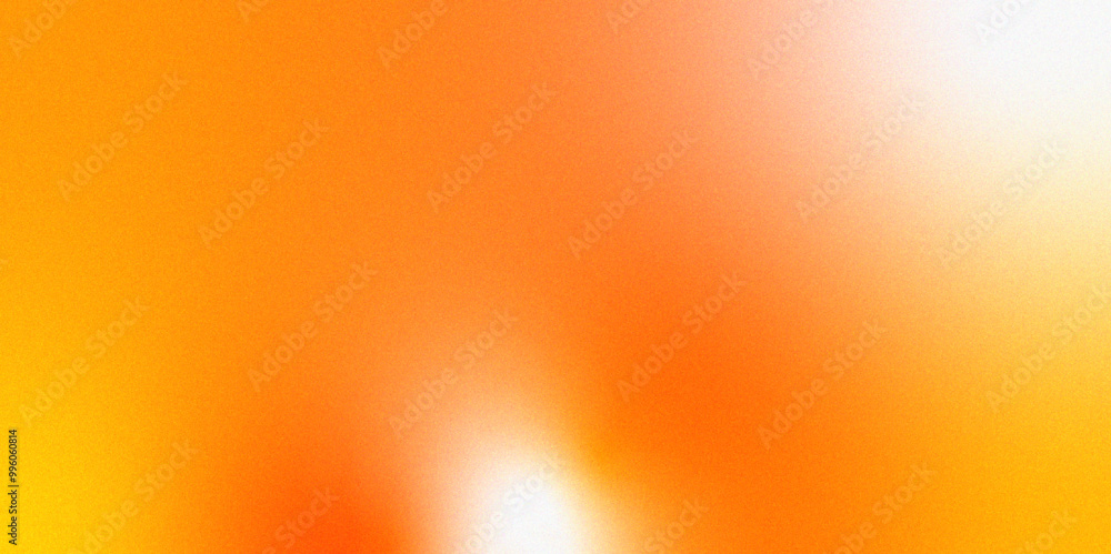 Poster orange and yellow template empty space color gradient rough abstract background. Orange grainy background, abstract blurred color gradient noise texture banner poster backdrop modern illustration	