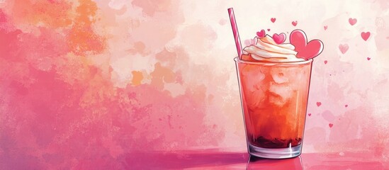 Enjoy a beverage infused with love