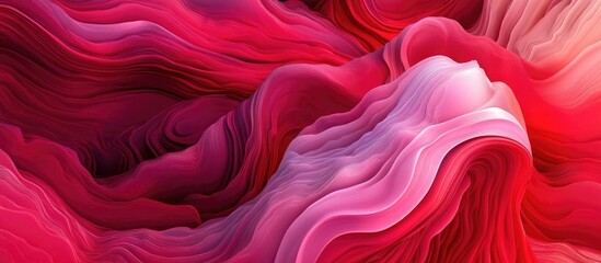 Fototapeta premium Surreal red 2d background for creative designs evoking a dream like state Modern psychedelic aesthetics with a trendy op art style and kaleidoscopic optical illusions