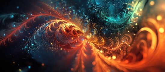 Digital Artwork of a Fractal Design