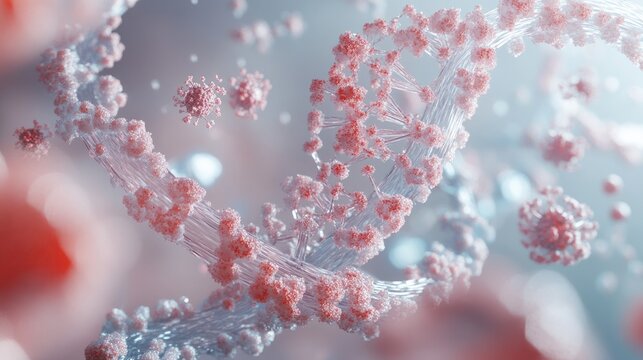 Human aging and lifespan medical symbol representing age related health challenges and longevity featuring 3D illustrative elements