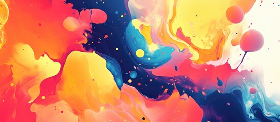 Abstract psychedelic explosions