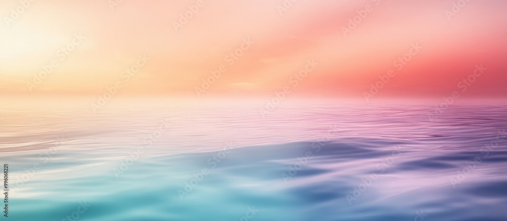 Poster background image with a soft gradient blend of colors creating a serene and calming atmosphere ideal