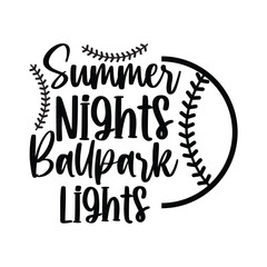 Summer Nights Ballpark Lights