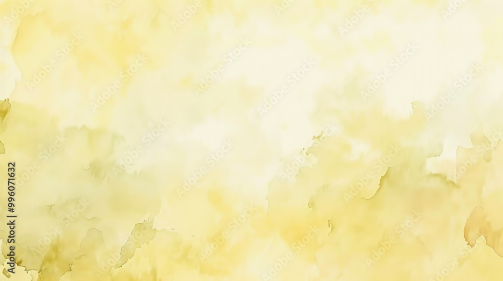 Canvas Prints A light yellow watercolor background.