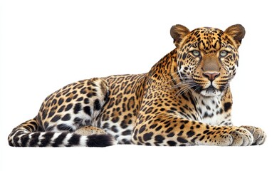 Obraz premium Animal tiger isolated on white background 