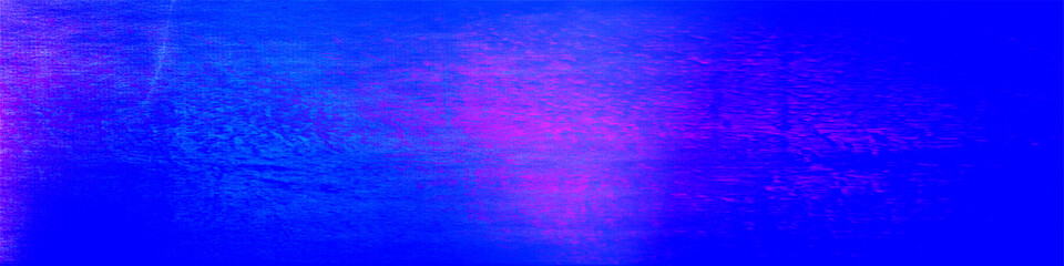 Blue color abstract gradient panorama widescreen background, Modern horizontal design suitable for Online web Ads, Posters, Banners, social media, covers, evetns and various design works