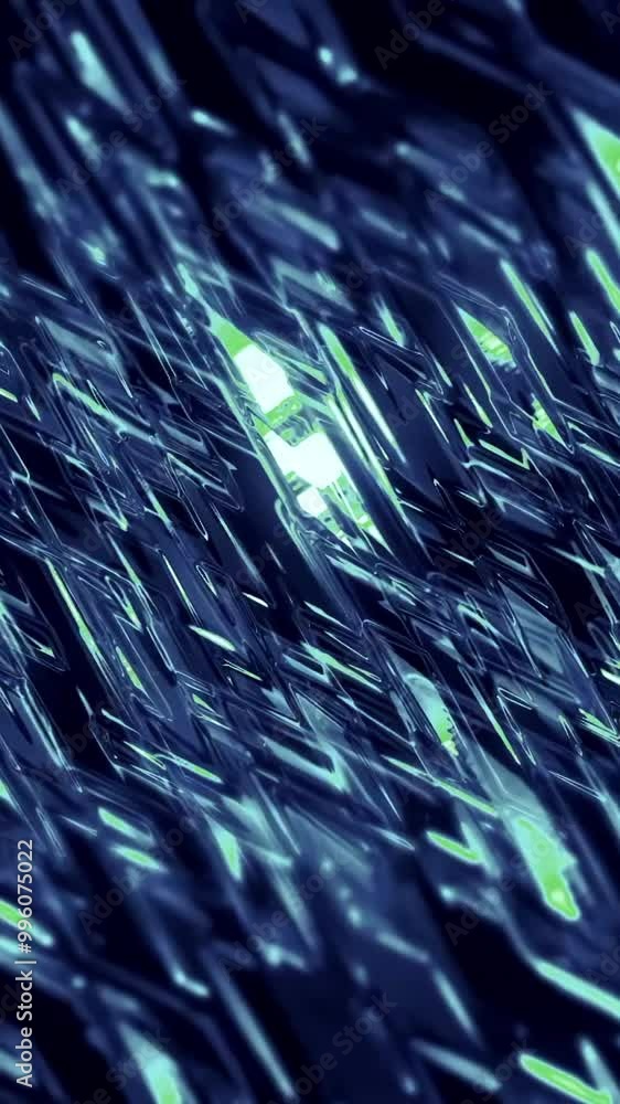 Poster abstract waves with moving plates and glitter. motion. beautiful ripples of shiny smooth strokes. ri