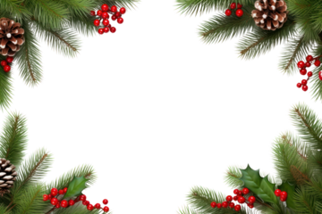 PNG  Frame border fir leaf christmas decoration backgrounds plant tree.