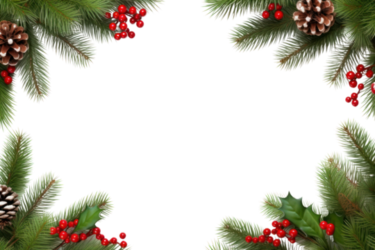 PNG  Frame border fir leaf christmas decoration backgrounds plant tree.