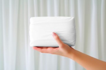 Mailing bag png product mockup, transparent design