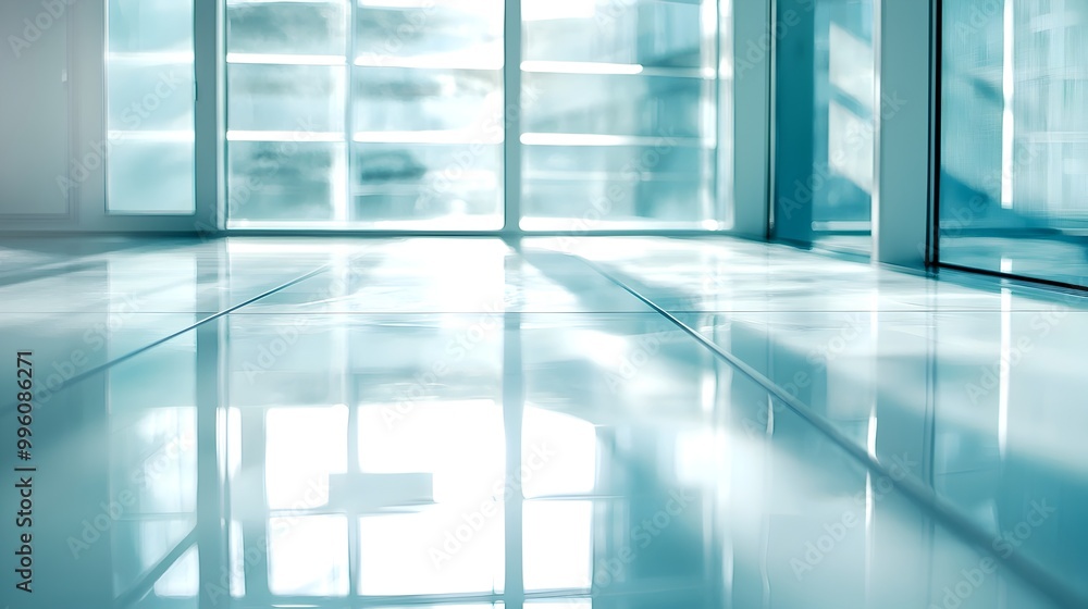 Poster smooth glass texture with light reflections,clean and open for copy space