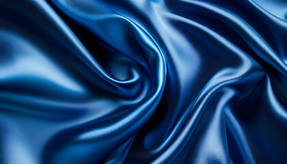 blue satin silk fabric texture background