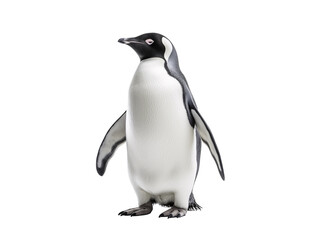 Fototapeta premium a penguin standing on its hind legs