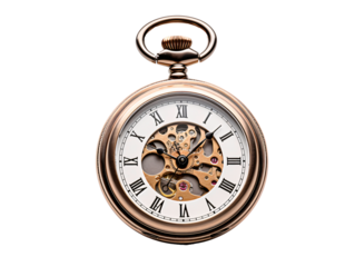 a close up of a pocket watch