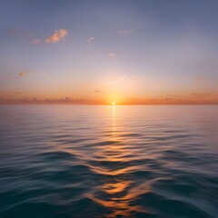 Obraz premium sunset in the sea