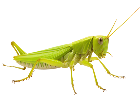a close up of a grasshopper
