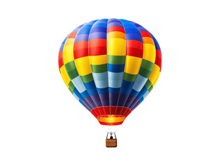 a colorful hot air balloon