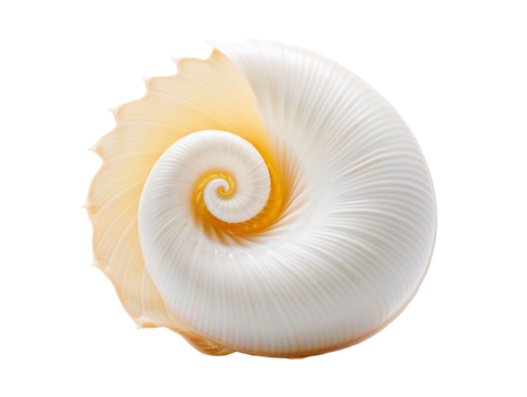 a white and yellow spiral