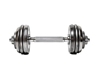 a close-up of a dumbbell