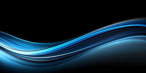 Black and blue wave business background art, black, blue, wave, business, abstract, design, digital, technology
