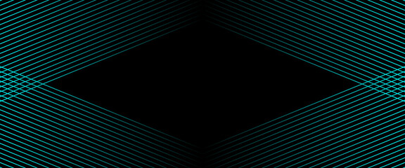 Black with bright rainbow lines background for posters, stories, product advertisements, booklets, flyers