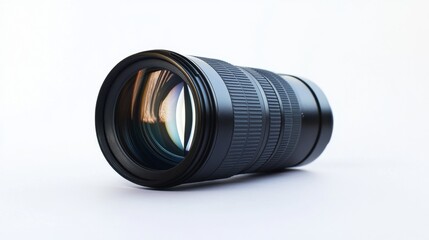 A camera lens designed for taking close-up photos or videos.  It's shown against a white background.