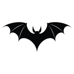 Bat silhouette vector
