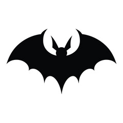 Bat silhouette vector
