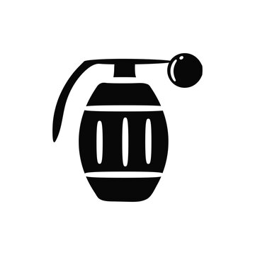 recommend clip art: Grenade silhouette, bomb silhouette