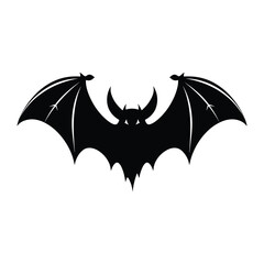 Bat silhouette vector
