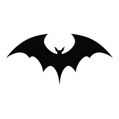 Naklejka premium Bat silhouette vector 