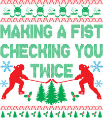 Hockey Girl Ugly Christmas, Making A Fist Checking You Twice, Ice Hockey Cut File