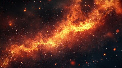 Fototapeta premium A design template featuring a fiery flame, perfect for creating visuals.