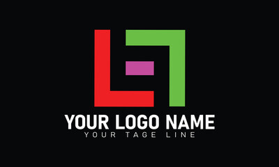 LL letter logo .L icon logo .
