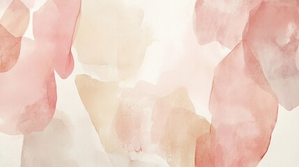 Fototapeta premium Soft abstract watercolor in pastel hues.