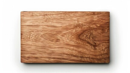 Wooden Sign on White Background, isolated texture showcases intricate details, clear focus highlights soft shadows, ample space for text presentation or design use.