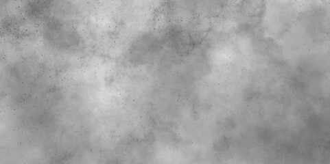 Abstract white and gray isolated cloud cumulus clouds. Gray aquarelle painted realistic fog or mist smoky textured canvas design. White and ash messy wall stucco texture background.	
