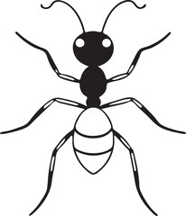 Ant silhouette vector art illustrator (4)