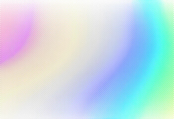 Gradient particle texture background, colorful halftone gradient background