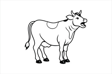 cow vector,  icon vector illustration,  cow silhouette of a cow isolated on a white background,  eps,  png,  svg,  vector, 