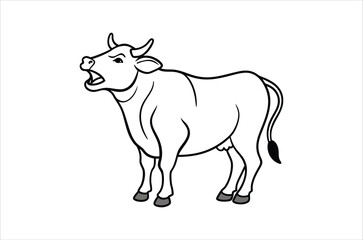 cow vector,  icon vector illustration,  cow silhouette of a cow isolated on a white background,  eps,  png,  svg,  vector, 
