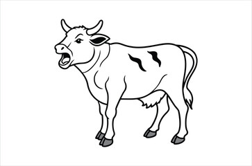 cow vector,  icon vector illustration,  cow silhouette of a cow isolated on a white background,  eps,  png,  svg,  vector, 