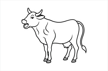 cow vector,  icon vector illustration,  cow silhouette of a cow isolated on a white background,  eps,  png,  svg,  vector, 
