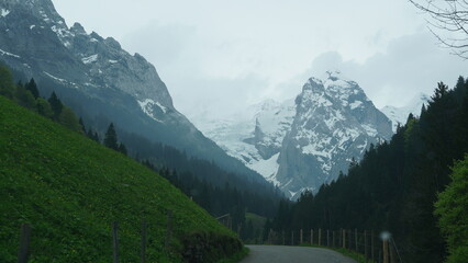 landscape, switzerland, swiss, europe, mountain, Alps, mountain range bordering Switzerland