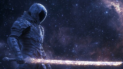 Cosmic Knight Guarding the Universe